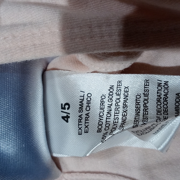 Danskin Leotard Freestyle Ballet Dance Blush Pink Size 4/5 - Picture 5 of 6